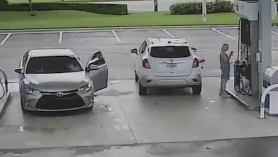 Gone in 60 seconds: Thieves target women filling up at gas stations