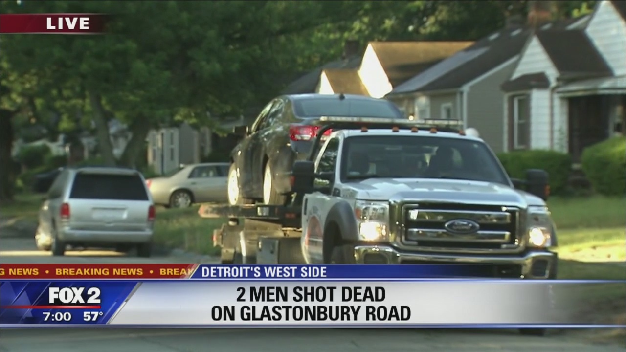 2 young men found shot to death inside car