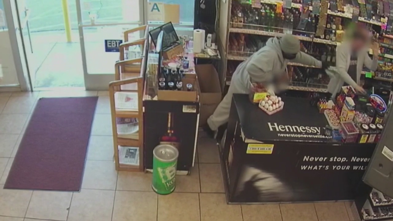Armed suspect wanted in two robberies at Palmdale convenience store