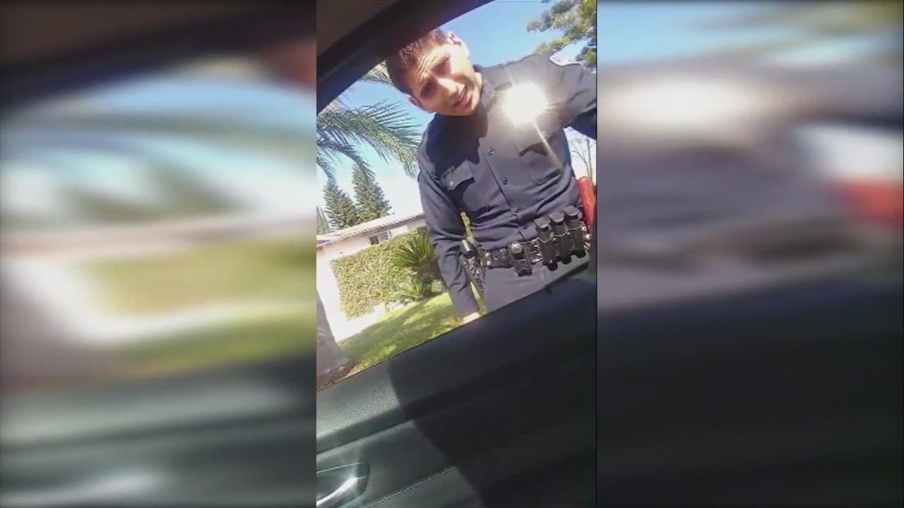Officer confrontation caught on camera
