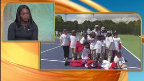 US Open Champ Sloane Stephens talks getting local kids active and more