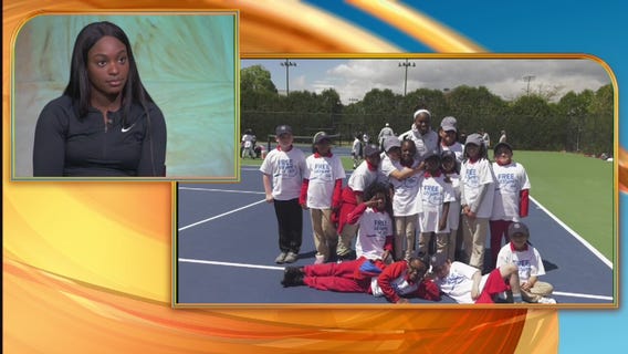 US Open Champ Sloane Stephens talks getting local kids active and more
