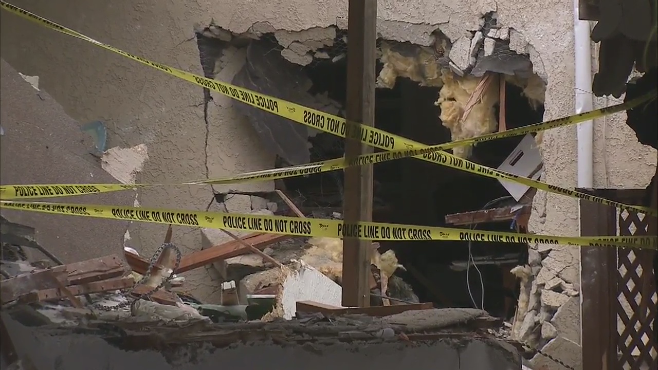 SUV crashes into two homes in Seal Beach