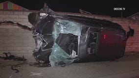 Car crashes through home in East Whittier