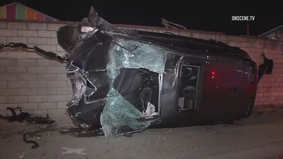 Car crashes through home in East Whittier