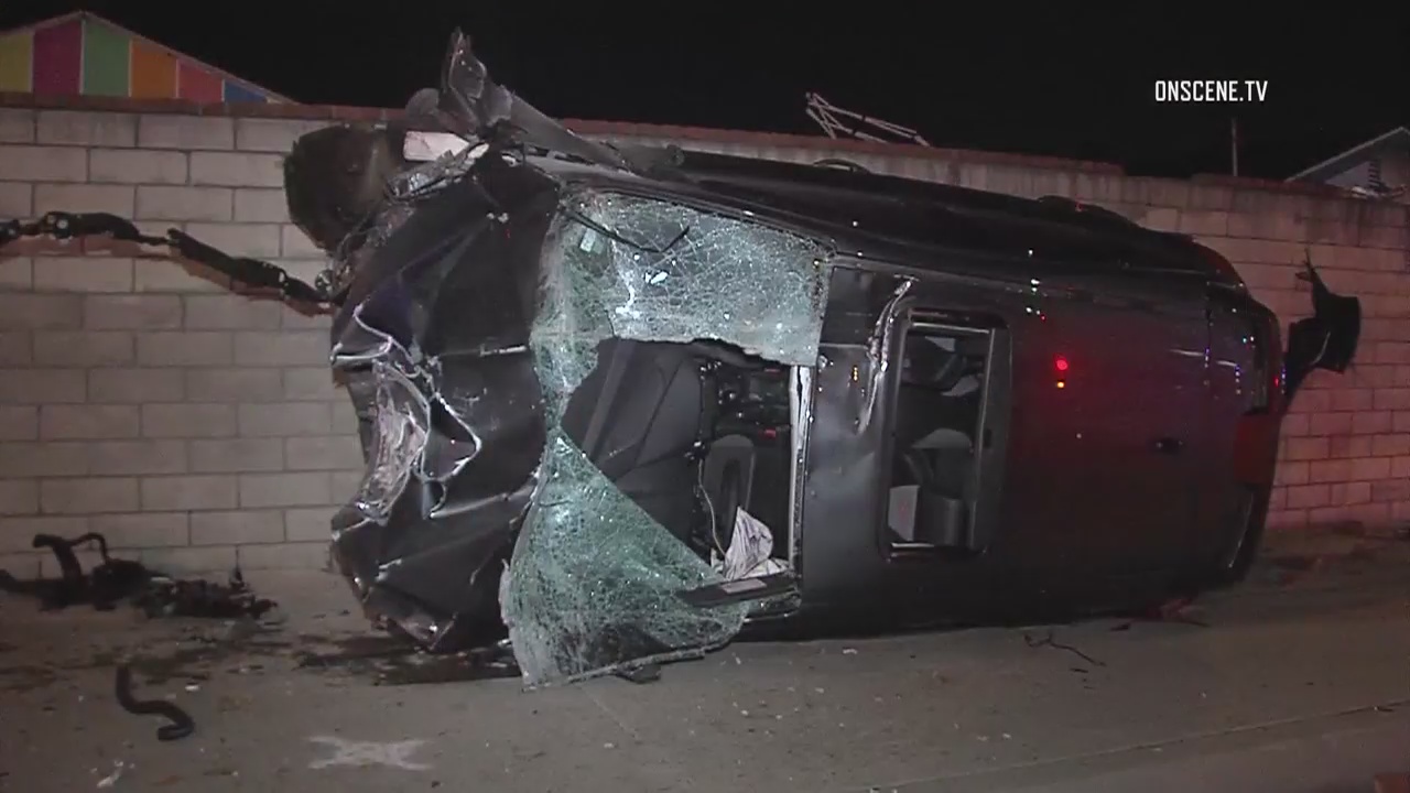 Car crashes through home in East Whittier