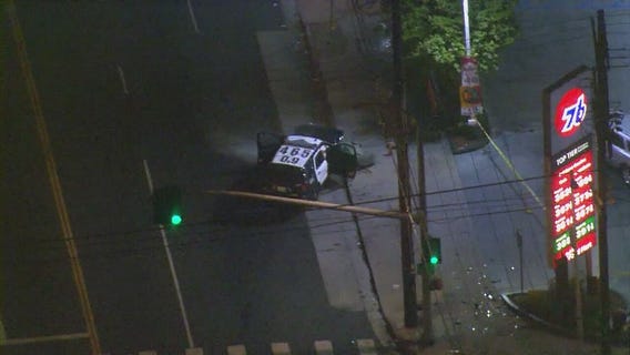 Officers crash while pursuing stolen U-Haul