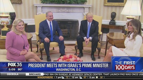 President Trump meets with Israeli leader