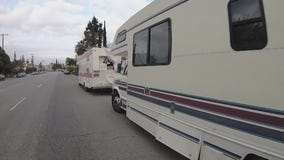 Homeless trailer homes problem