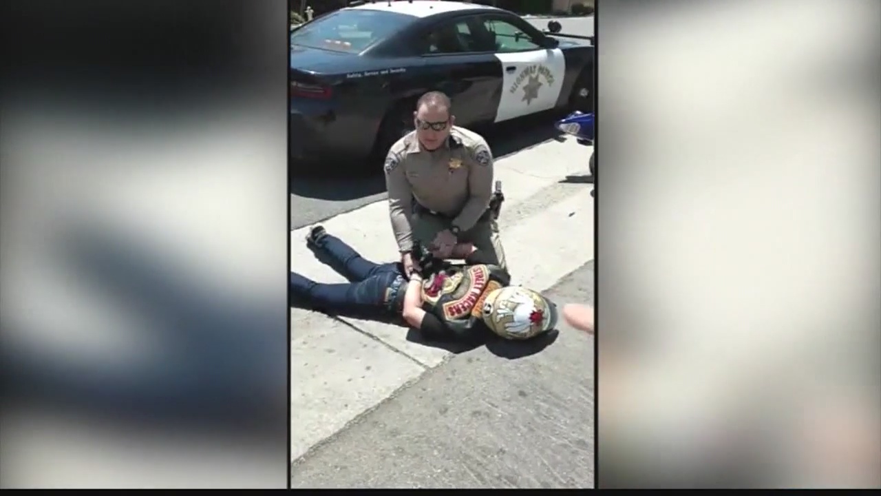 Motorcycle CHP Collision