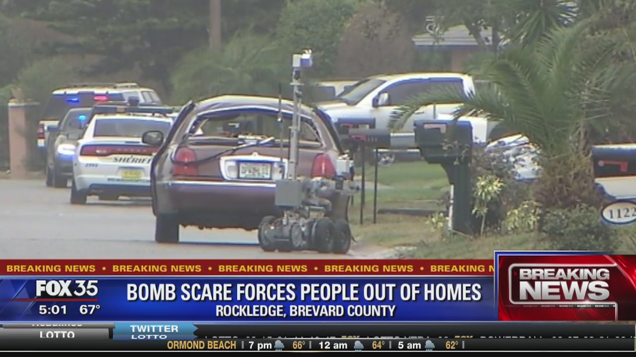 Bomb scare in Rockledge forces evacuations
