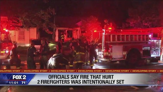 2 veteran firefighters injured in Detroit house fire