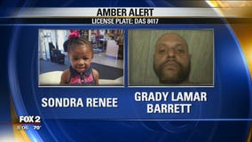 AMBER Alert issued for missing 2-year-old girl out of Detroit, Sondra Renee