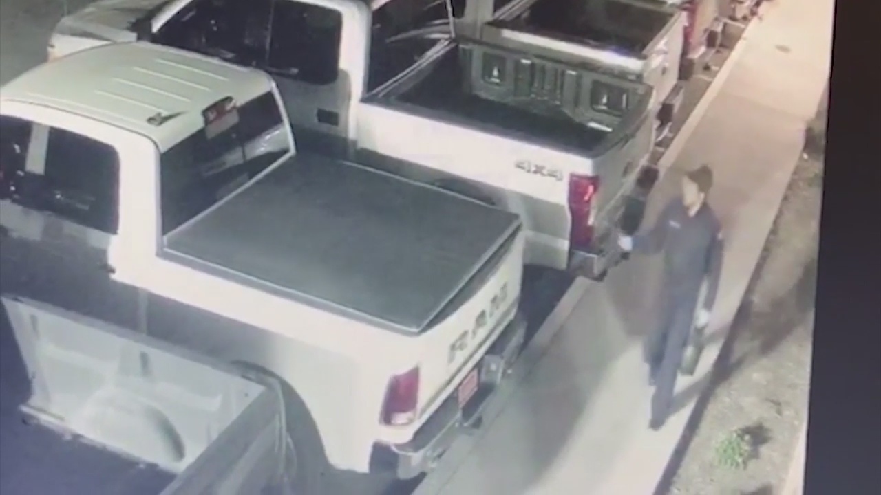 Vehicles sprayed with acid in Fontana