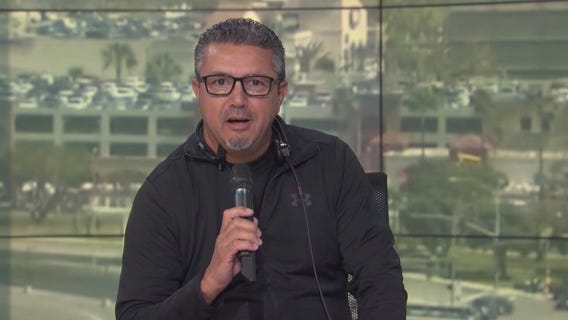 FOX 11 production crew honors Tony McEwing on his 25th anniversary at KTTV