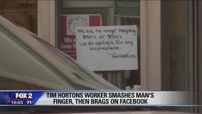 Angry employee accused of breaking customer's finger in drive-thru window