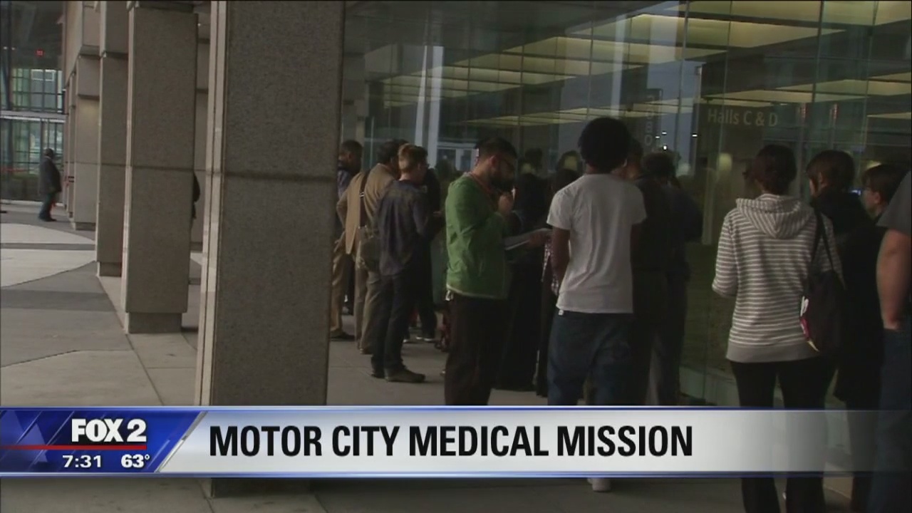 Free dental, optical and medical clinic at Cobo Center Aug. 9-11