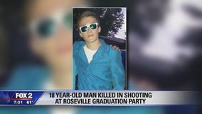 Teen dead after shooting at Roseville graduation party