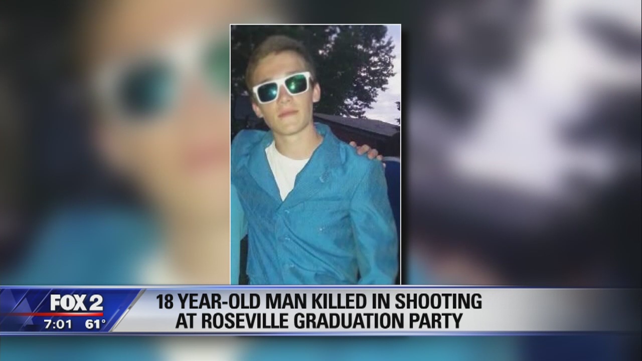 Teen dead after shooting at Roseville graduation party