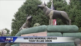 War Dog memorial dedicated in Lake Orion
