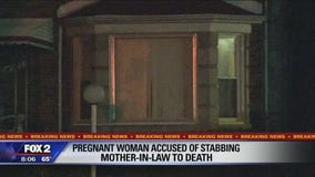Pregnant woman accused of stabbing mother-in-law