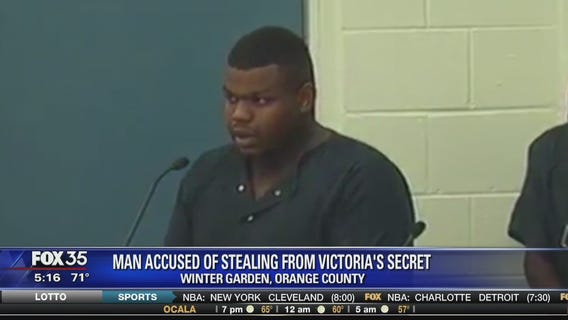 Man accused of stealing from Victoria's Secret