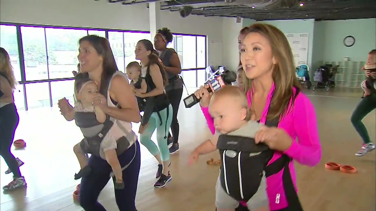 Workout classes for mom and baby in Brentwood