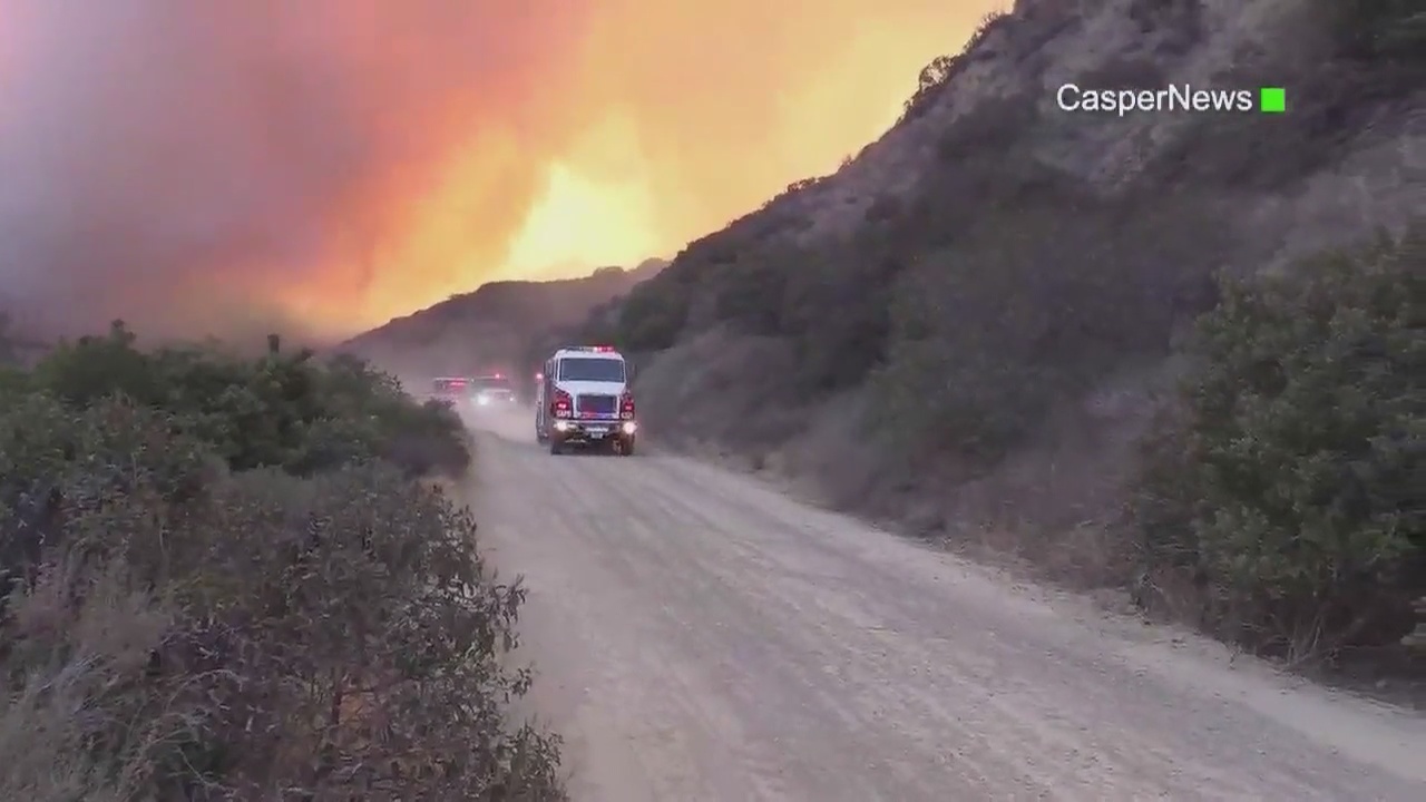 'Skyline Fire' burns 250 acres in Corona area
