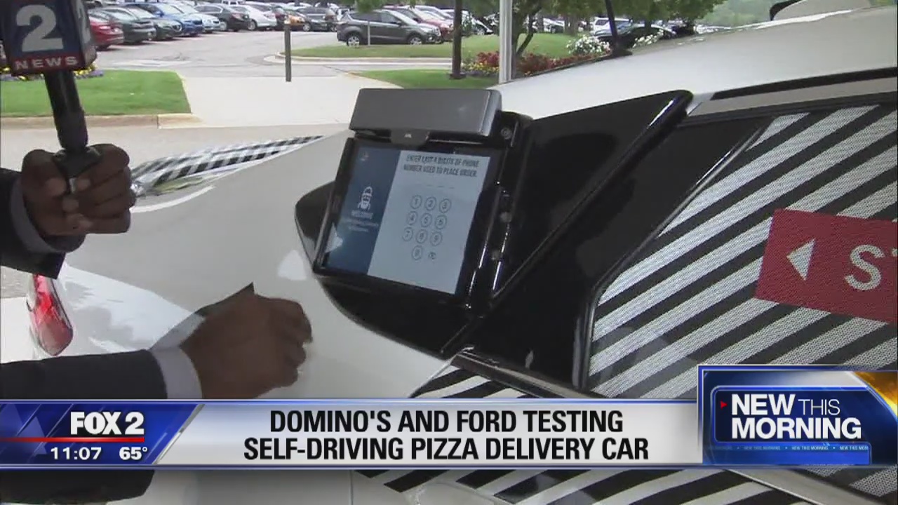 Delivery without drivers? Domino's, Ford team up for pizza delivery test