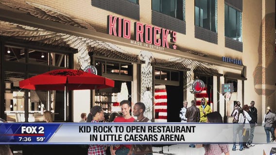 Kid Rock bringing Detroit, southern fare to restaurant at Little Caesars Arena