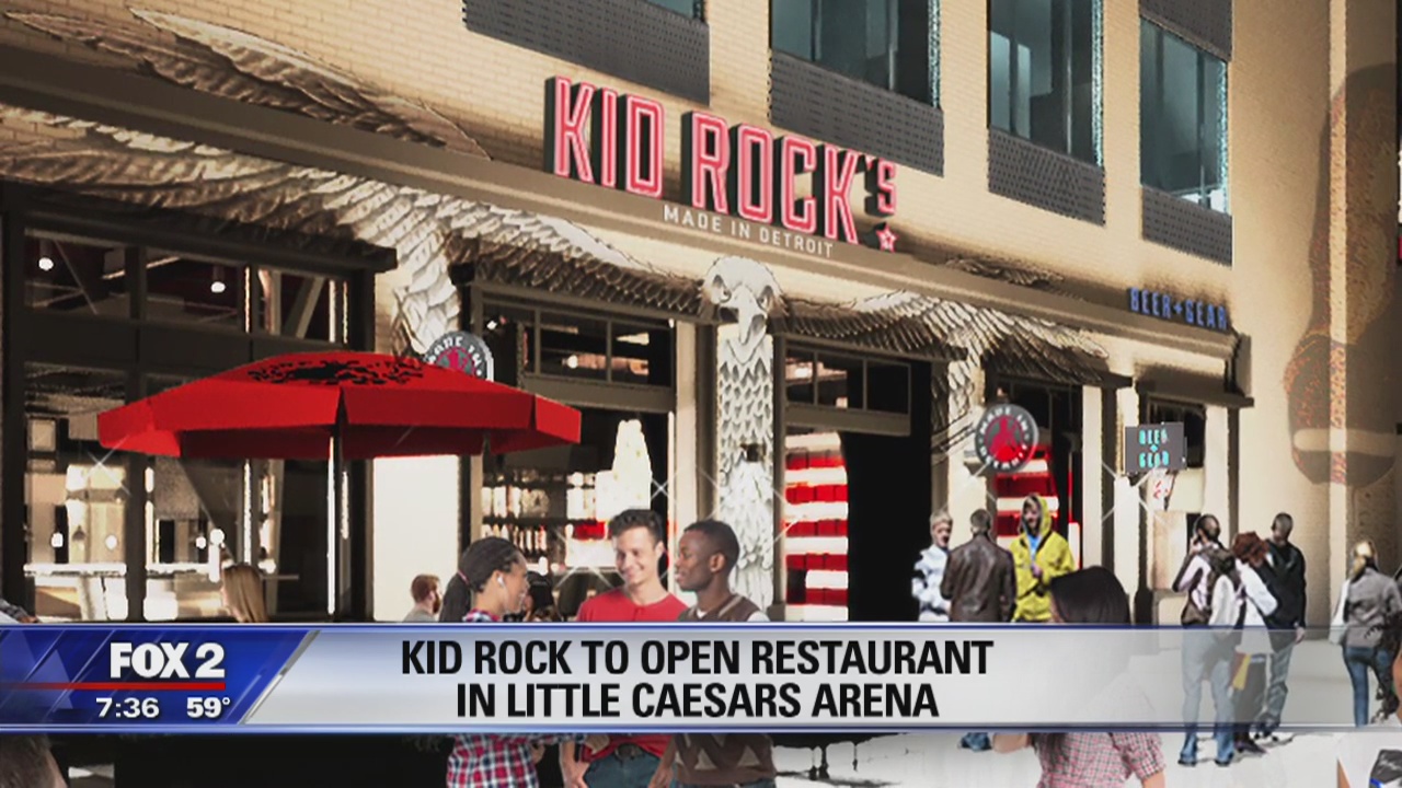 Kid Rock bringing Detroit, southern fare to restaurant at Little Caesars Arena