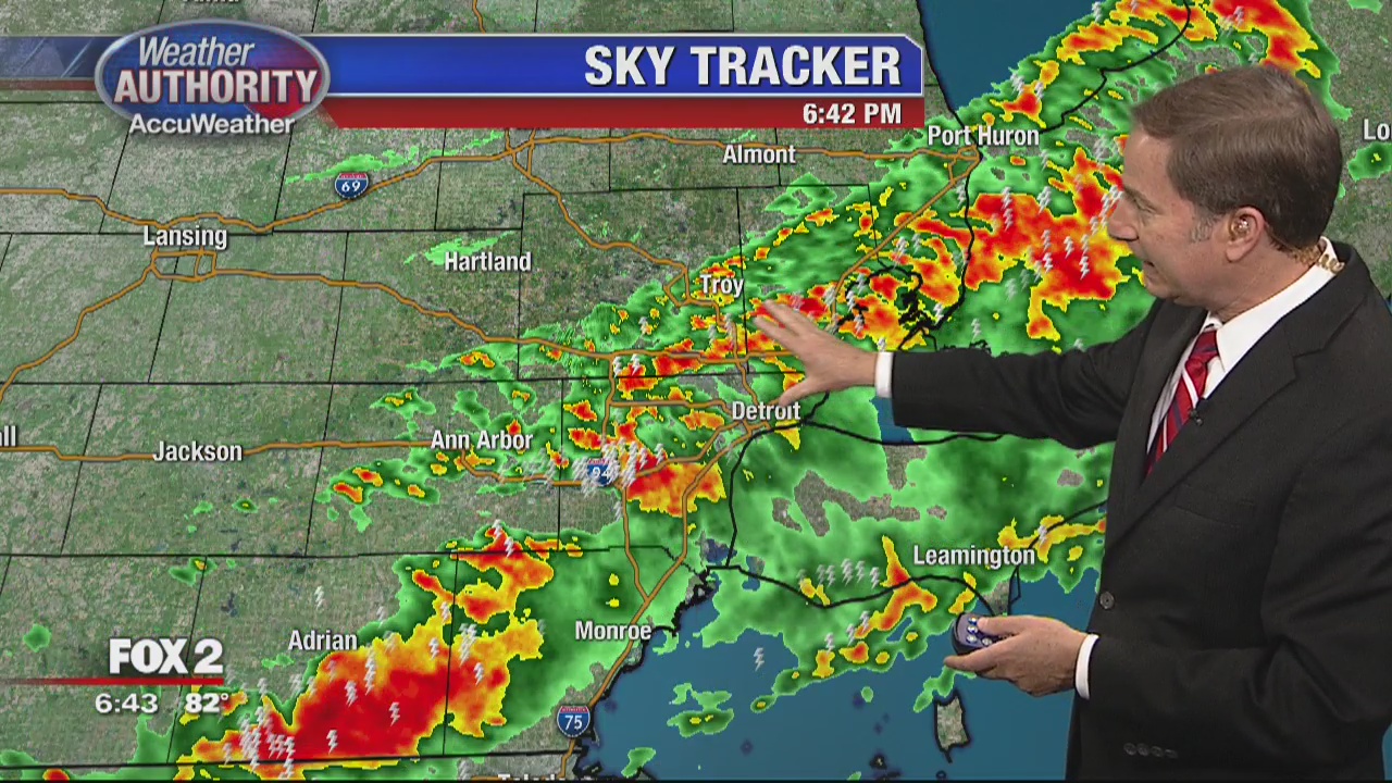 Storms wrap up, bring in cooler weather to Detroit