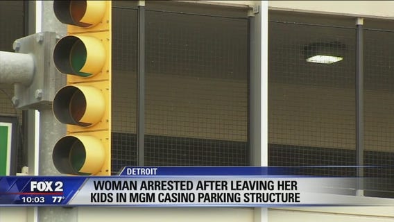 Young kids found locked in SUV outside MGM; mother arrested