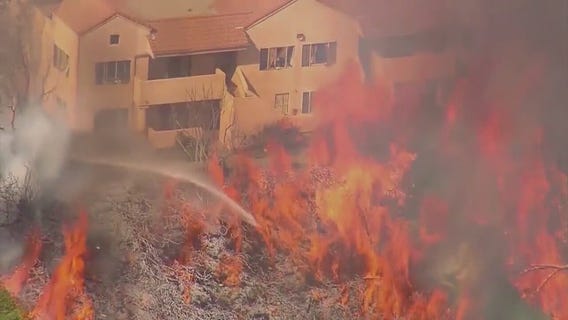 Spread of the 'Railroad Fire' in Santa Clarita halted; 85 percent contained