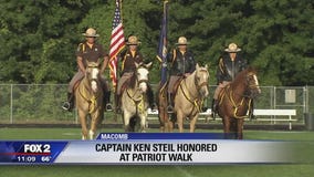 Students hold Patriot Walk on 9/11 to benefit fallen Detroit Capt. Ken Steil