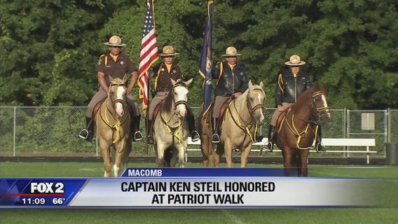 Students hold Patriot Walk on 9/11 to benefit fallen Detroit Capt. Ken Steil
