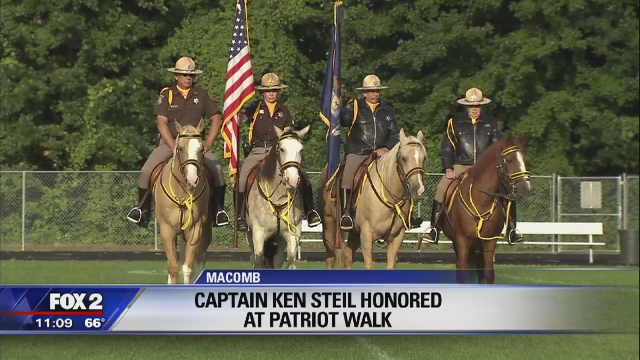 Students hold Patriot Walk on 9/11 to benefit fallen Detroit Capt. Ken Steil