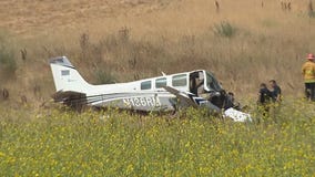 Single-engine plane crash Sylmar