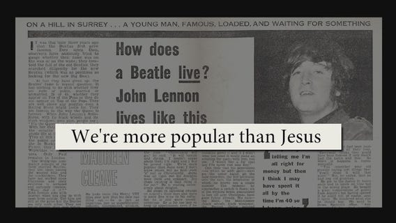 In Depth (Part 4): John Lennon's 'More Popular Than Jesus' controversy