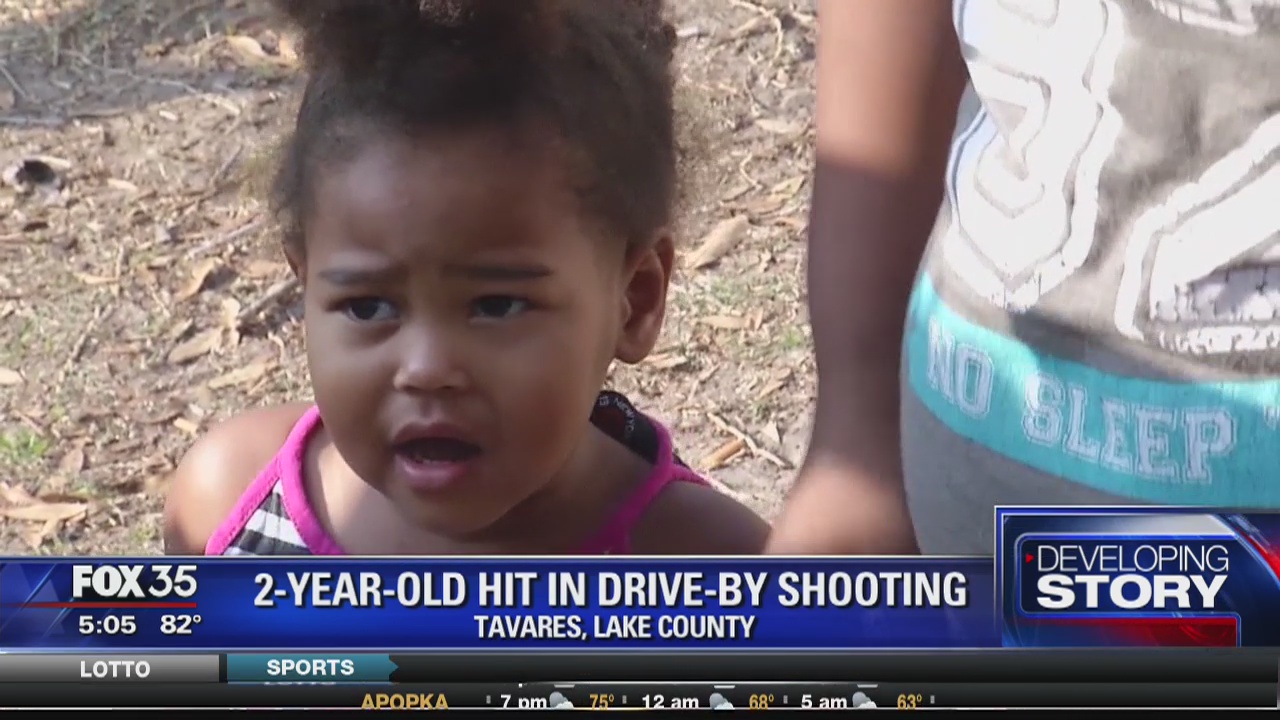 Toddler recovers after being shot in Tavares
