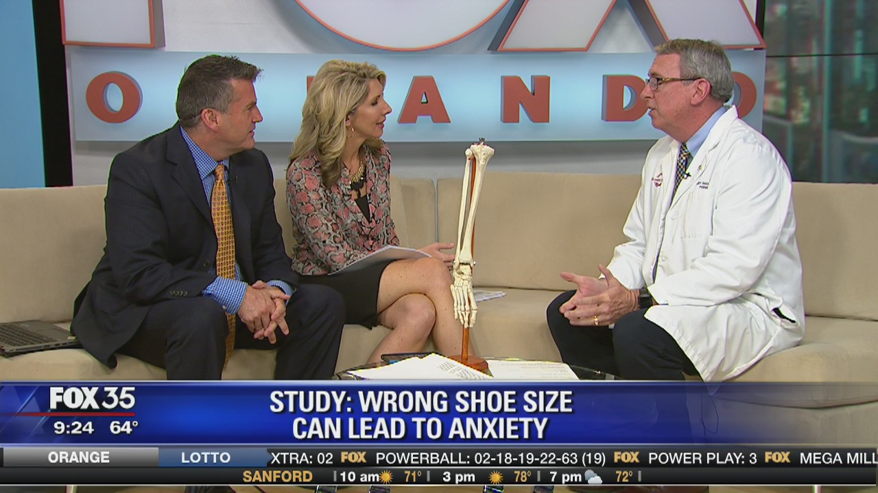 Study: Wrong shoe size can lead to anxiety