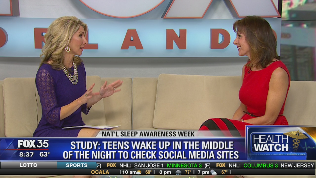 Study: Teens wake up to check social media overnight