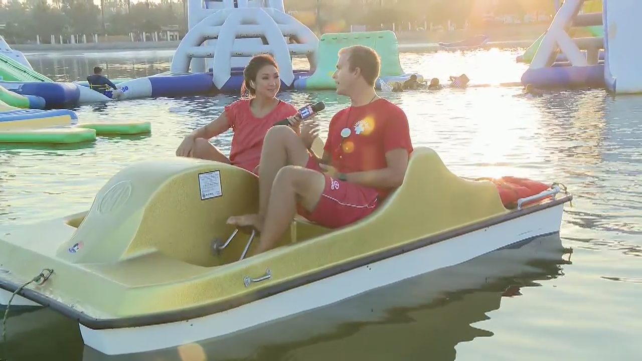 Labor Day plans? Check out inflatable water park in Newport Beach