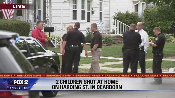 Two children shot by child at Dearborn home
