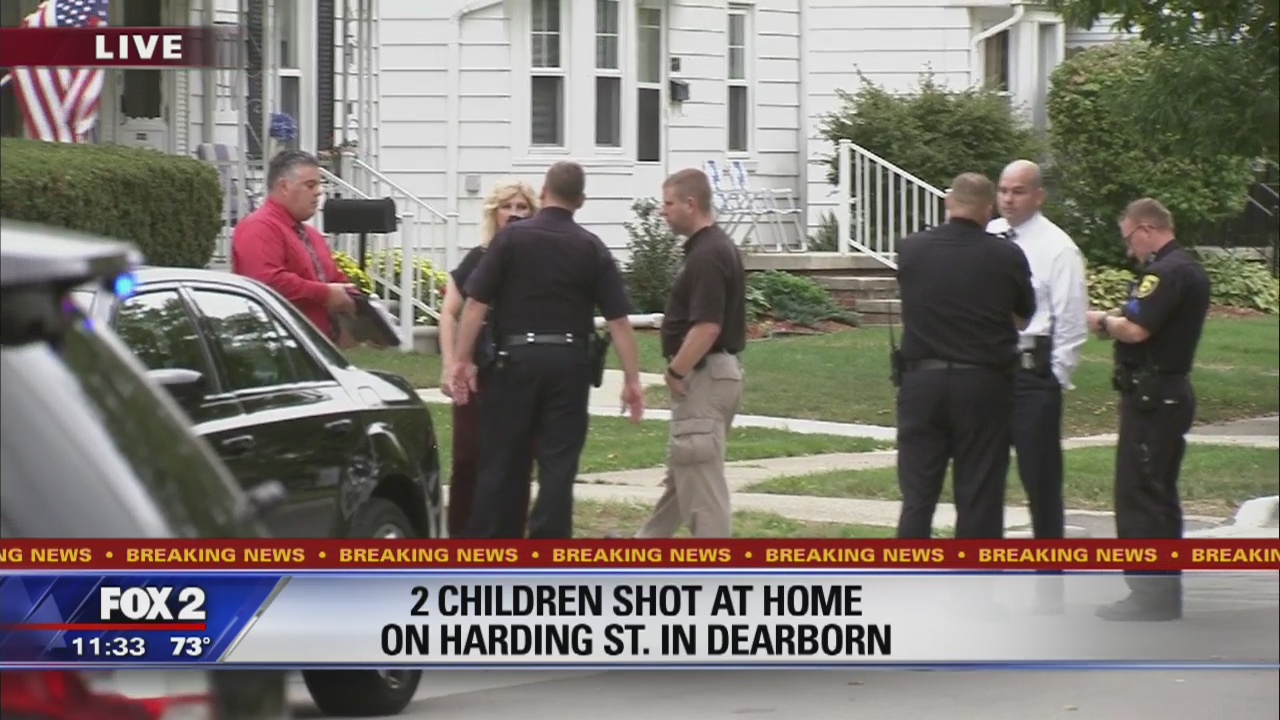Two children shot by child at Dearborn home
