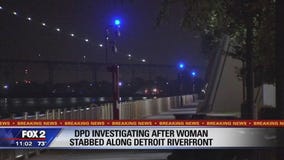 Woman stabbed along Detroit Riverwalk
