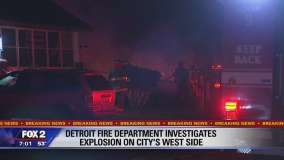House explosion rocks neighborhood on Detroit's west side