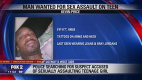Detroit police searching for rape suspect on Detroit's west side