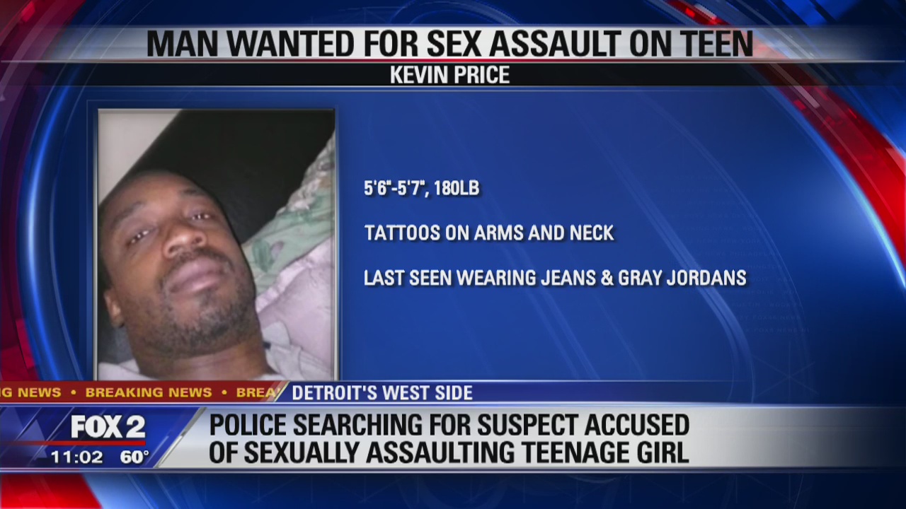 Detroit police searching for rape suspect on Detroit's west side