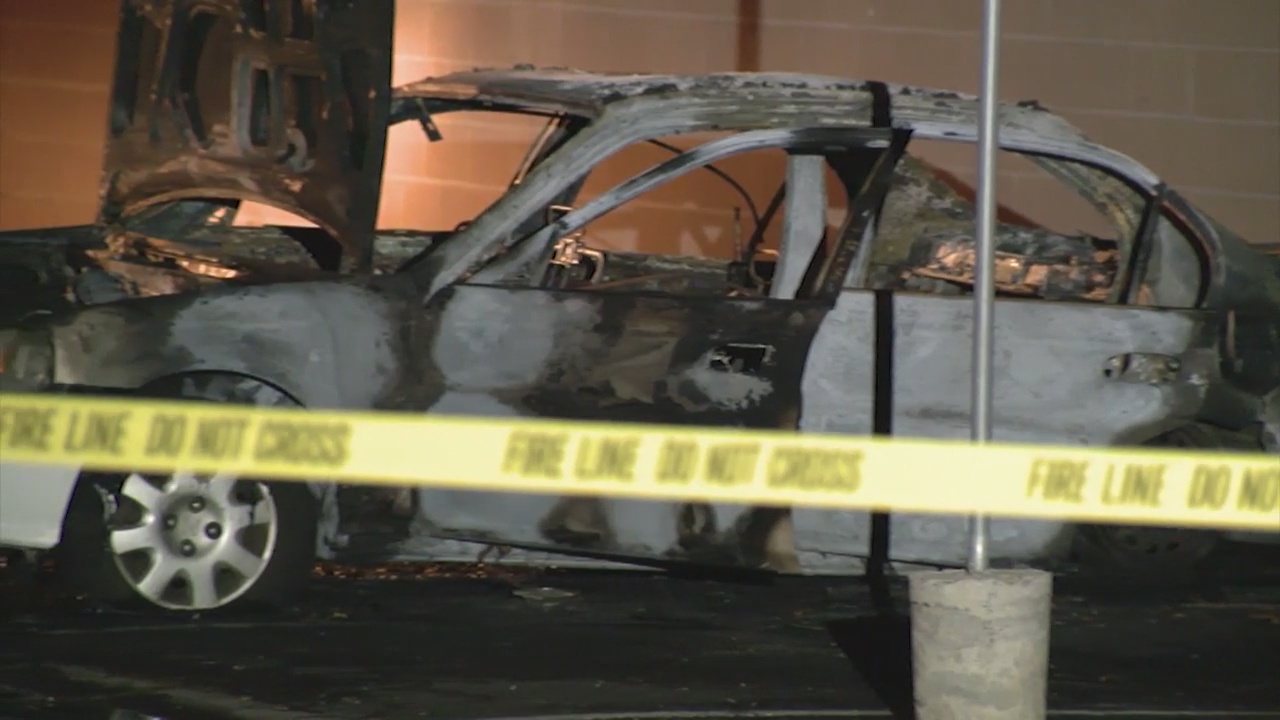 Burned body found in trunk of car in Westminster parking lot
